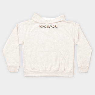 Leafcutter Ants with Fern and Petals Kids Hoodie