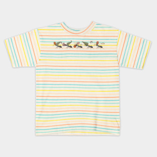 Leafcutter Ants with Fern and Petals Kids T-Shirt