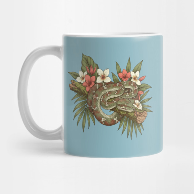 Madagascar Tree Boa Jungle Design by BirdsnStuff