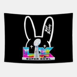 Bad Bunny NFL Tapestry