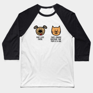 DOG CAT Baseball T-Shirt
