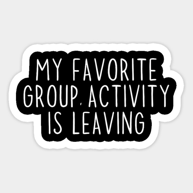 Funny Introvert Antisocial Sarcastic Humorous Sticker by yangho