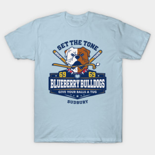 Shoresy Hoodie Merch - Hockey Jersey Sudbury Blueberry Bulldogs T-Shirt