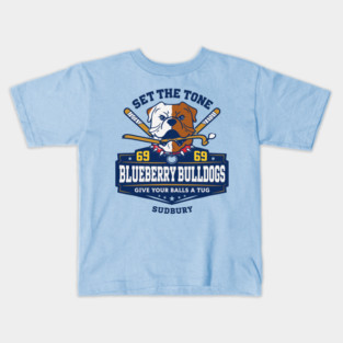 Shoresy Hoodie Merch - Hockey Jersey Sudbury Blueberry Bulldogs Kids T-Shirt