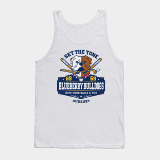 Shoresy Hoodie Merch - Hockey Jersey Sudbury Blueberry Bulldogs Tank Top