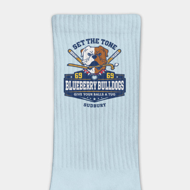 Shoresy Hoodie Merch - Hockey Jersey Sudbury Blueberry Bulldogs by celestial_artworks