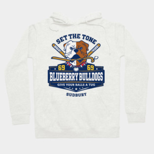 Shoresy Hoodie Merch - Hockey Jersey Sudbury Blueberry Bulldogs Hoodie