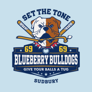 Shoresy Hoodie Merch - Hockey Jersey Sudbury Blueberry Bulldogs T-Shirt