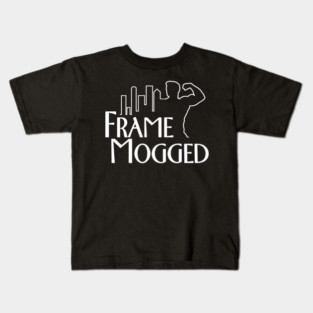 Frame Mogged Mog Kids T-Shirt