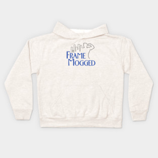 Frame Mogged Kids Hoodie