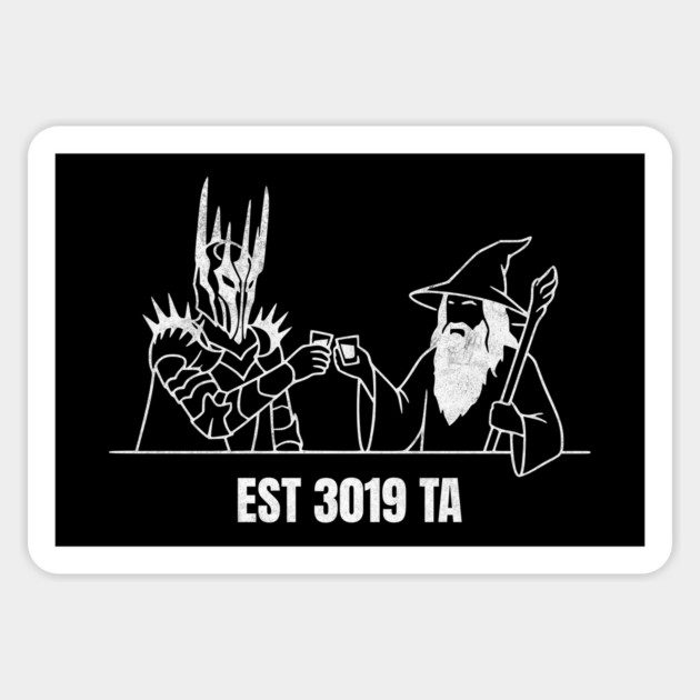 Work-Life Balance in Mordor Magnet by Designed By Marty