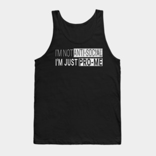 Selective Socializing Tank Top
