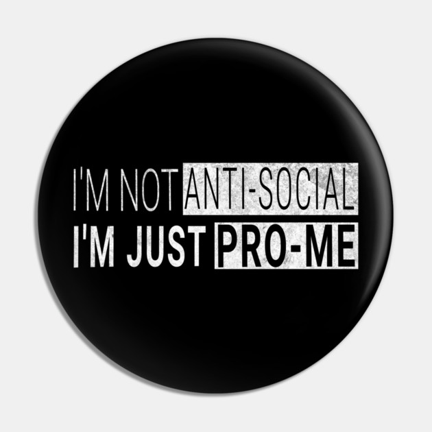 Selective Socializing Pin by Designed By Marty