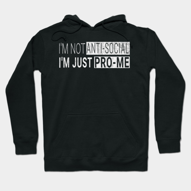 Selective Socializing Hoodie by Designed By Marty