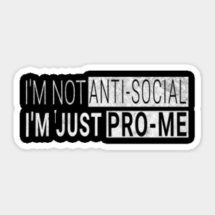 Selective Socializing Sticker