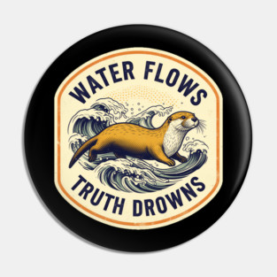 Aquatic Hydrologist Art Pin