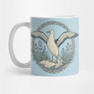 Albatross Ocean Wildlife Illustration Mug