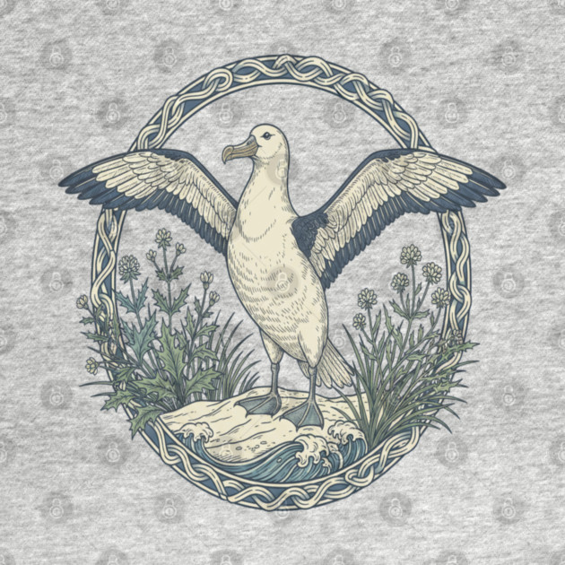 Albatross Ocean Wildlife Illustration by BirdsnStuff
