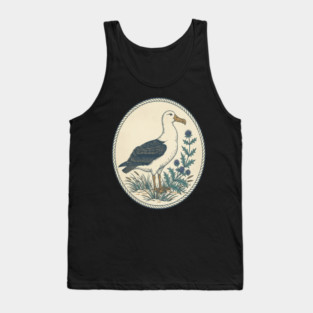 Albatross Maritime Sea Holly Art Tank Top