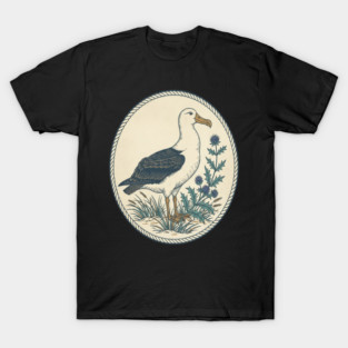 Albatross Maritime Sea Holly Art T-Shirt