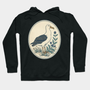 Albatross Maritime Sea Holly Art Hoodie