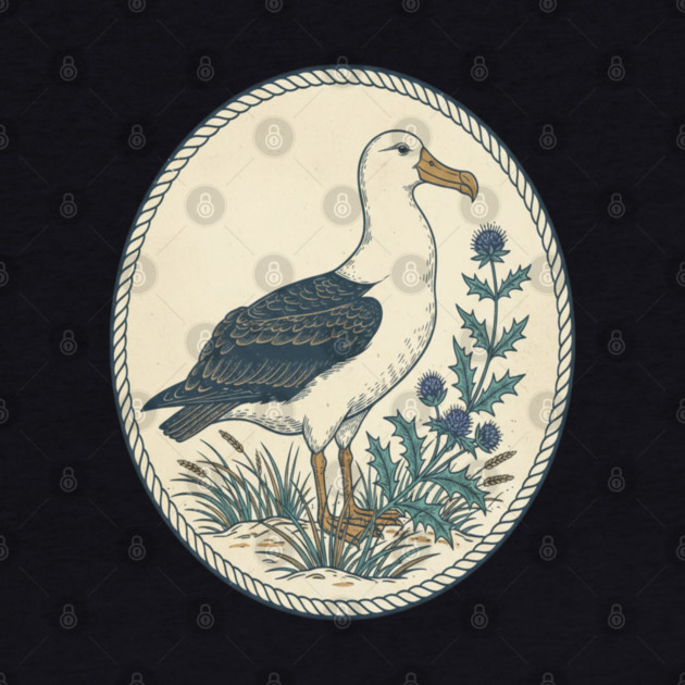 Albatross Maritime Sea Holly Art by BirdsnStuff