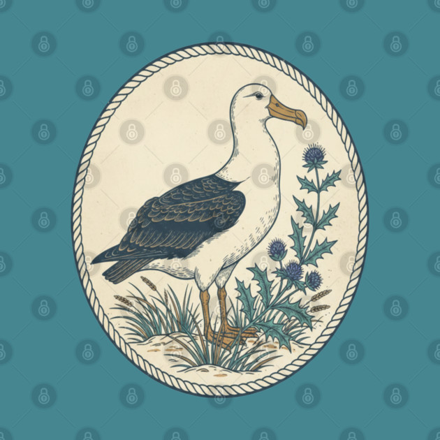 Albatross Maritime Sea Holly Art by BirdsnStuff