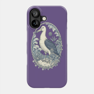 Nautical Albatross Ocean Wildlife Art Phone Case