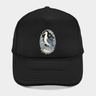 Nautical Albatross Ocean Wildlife Art Hat