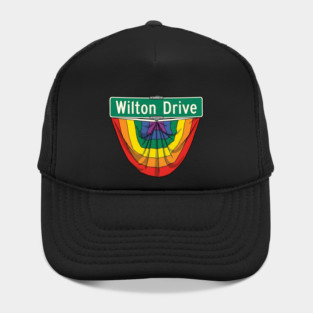 Wilton Drive Rainbow Pride Street Sign Hat