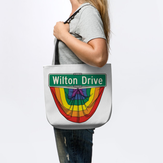 Wilton Drive Rainbow Pride Street Sign by WarFX Designs