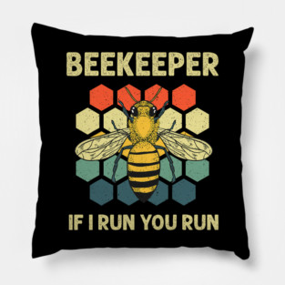 S2 Beekeeping Beekeeper Bee Bees Beehive Honeybees Apiary Apiculture (106) Pillow