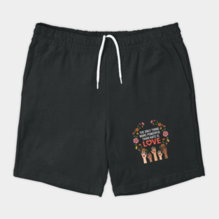 The Only Thing More Powerful Than Hate Is Love Unity Peace Equality Shorts