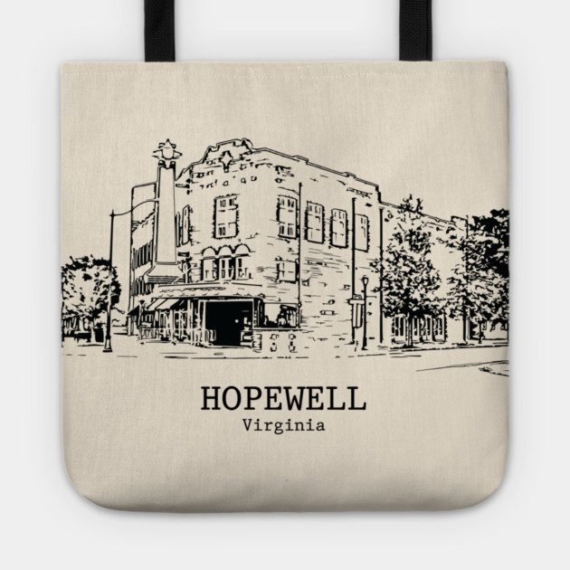 Hopewell - Virginia Tote by Lakeric