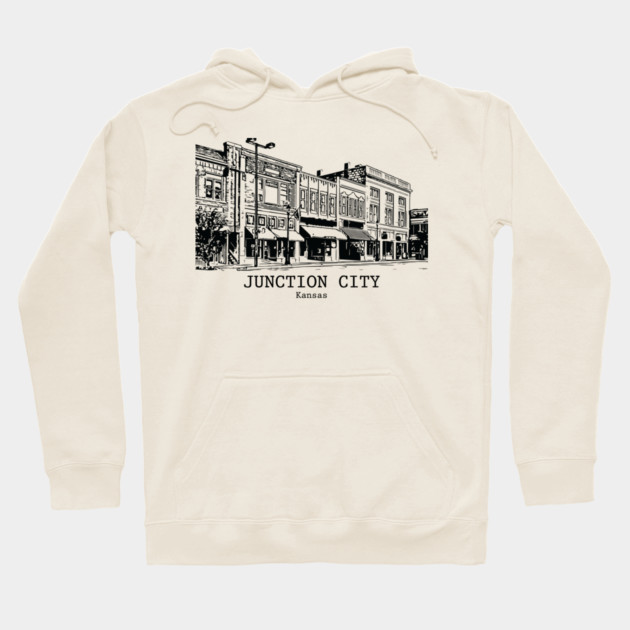 Junction City - Kansas Hoodie by Lakeric