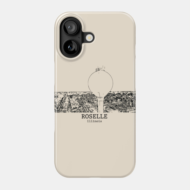Roselle - Illinois Phone Case by Lakeric
