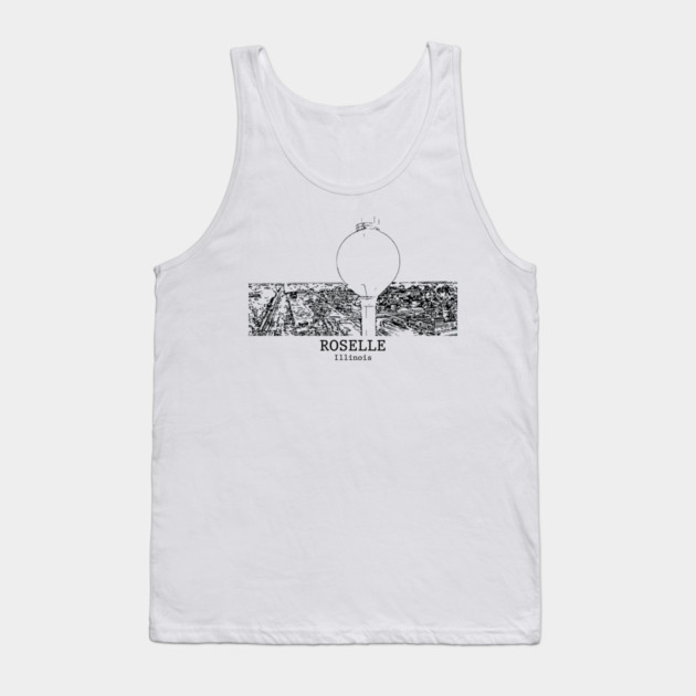 Roselle - Illinois Tank Top by Lakeric