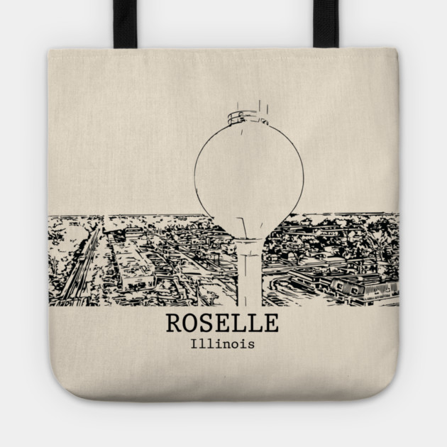 Roselle - Illinois Tote by Lakeric