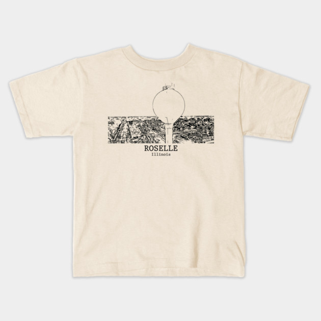 Roselle - Illinois Kids T-Shirt by Lakeric