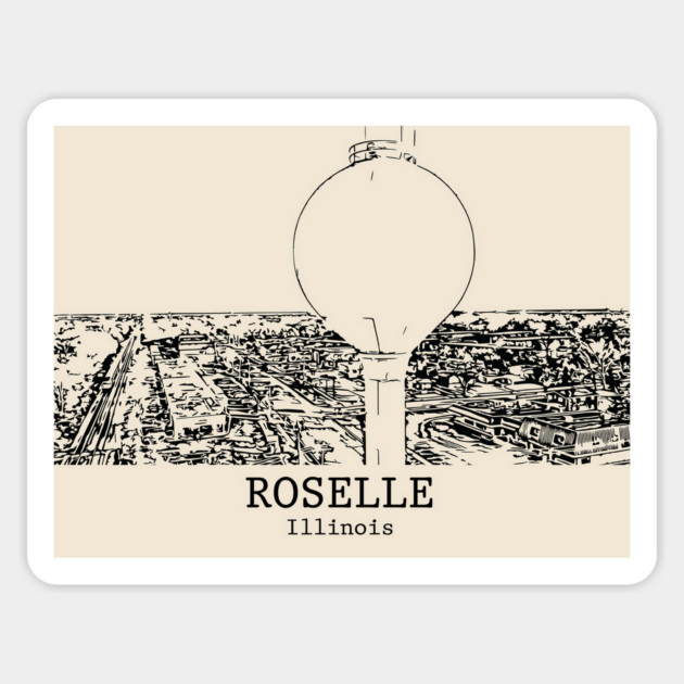 Roselle - Illinois Magnet by Lakeric