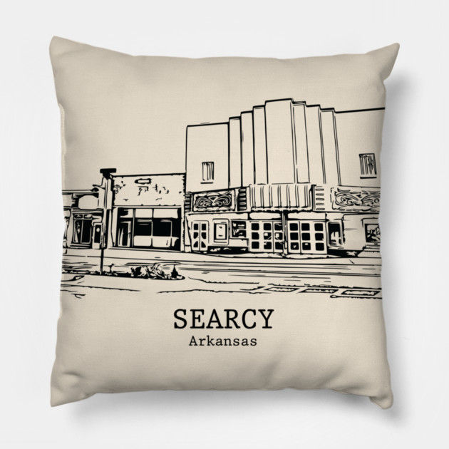 Searcy - Arkansas Pillow by Lakeric