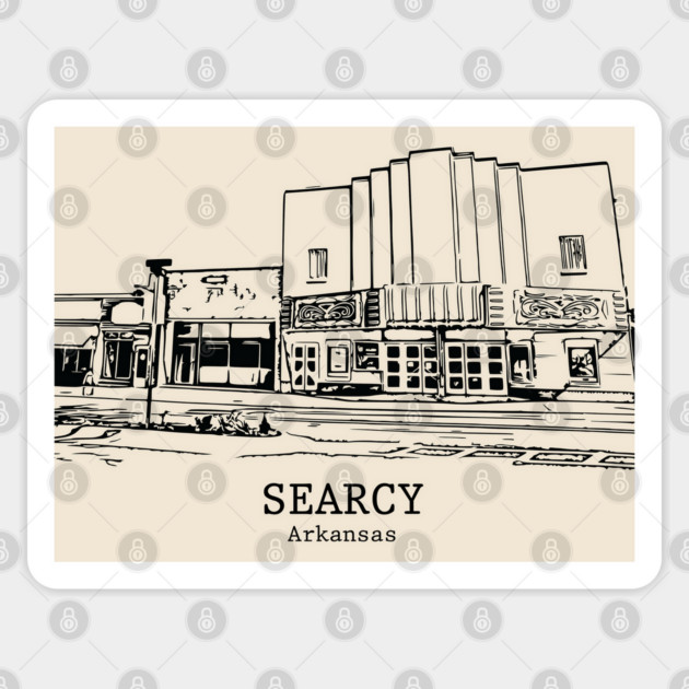 Searcy - Arkansas Sticker by Lakeric