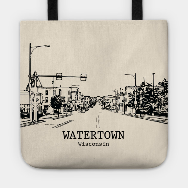 Watertown - Wisconsin Tote by Lakeric
