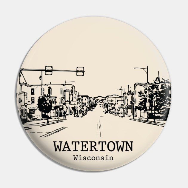 Watertown - Wisconsin Pin by Lakeric