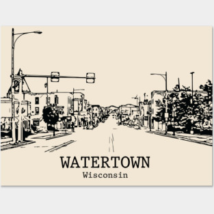 Watertown - Wisconsin Posters and Art