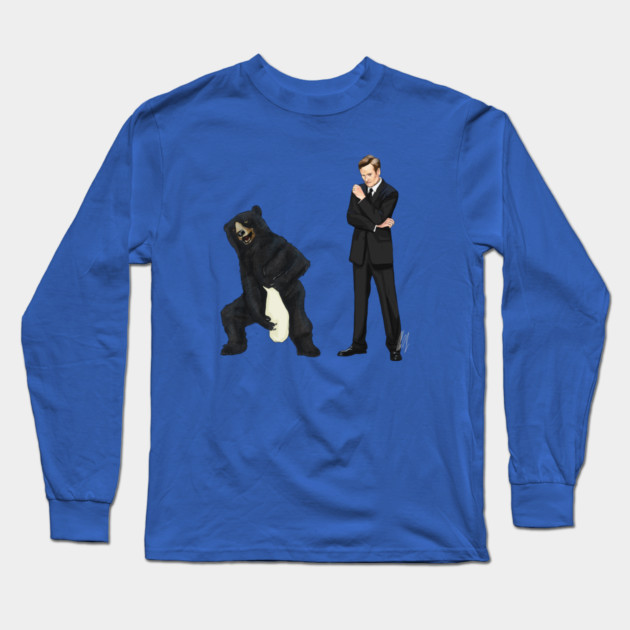 Conan and the Masturbating Bear Long Sleeve T-Shirt by 51Deesigns