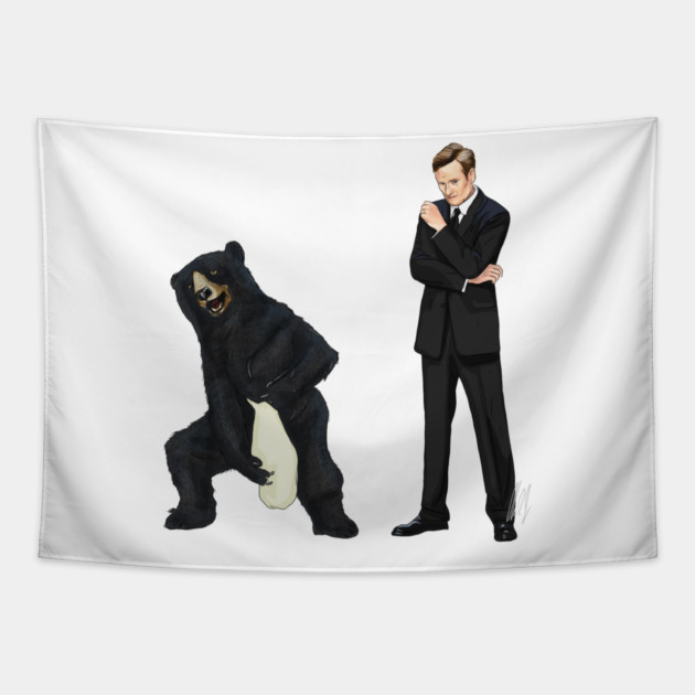 Conan and the Masturbating Bear Tapestry by 51Deesigns