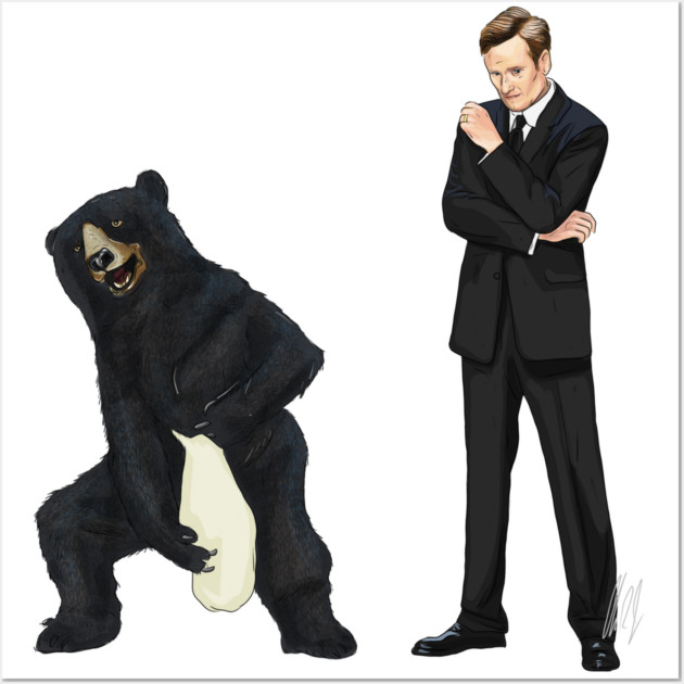 Conan and the Masturbating Bear Wall Art by 51Deesigns