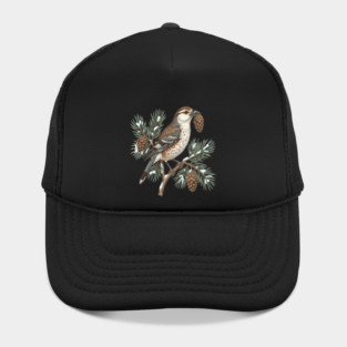Nutcracker Pine Cone Botanical Art Hat