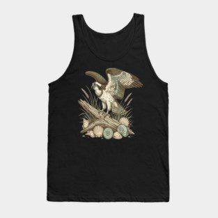 Osprey Driftwood Coastal Art Tank Top